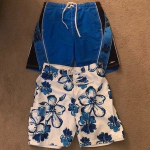 2 men’s bathing suits